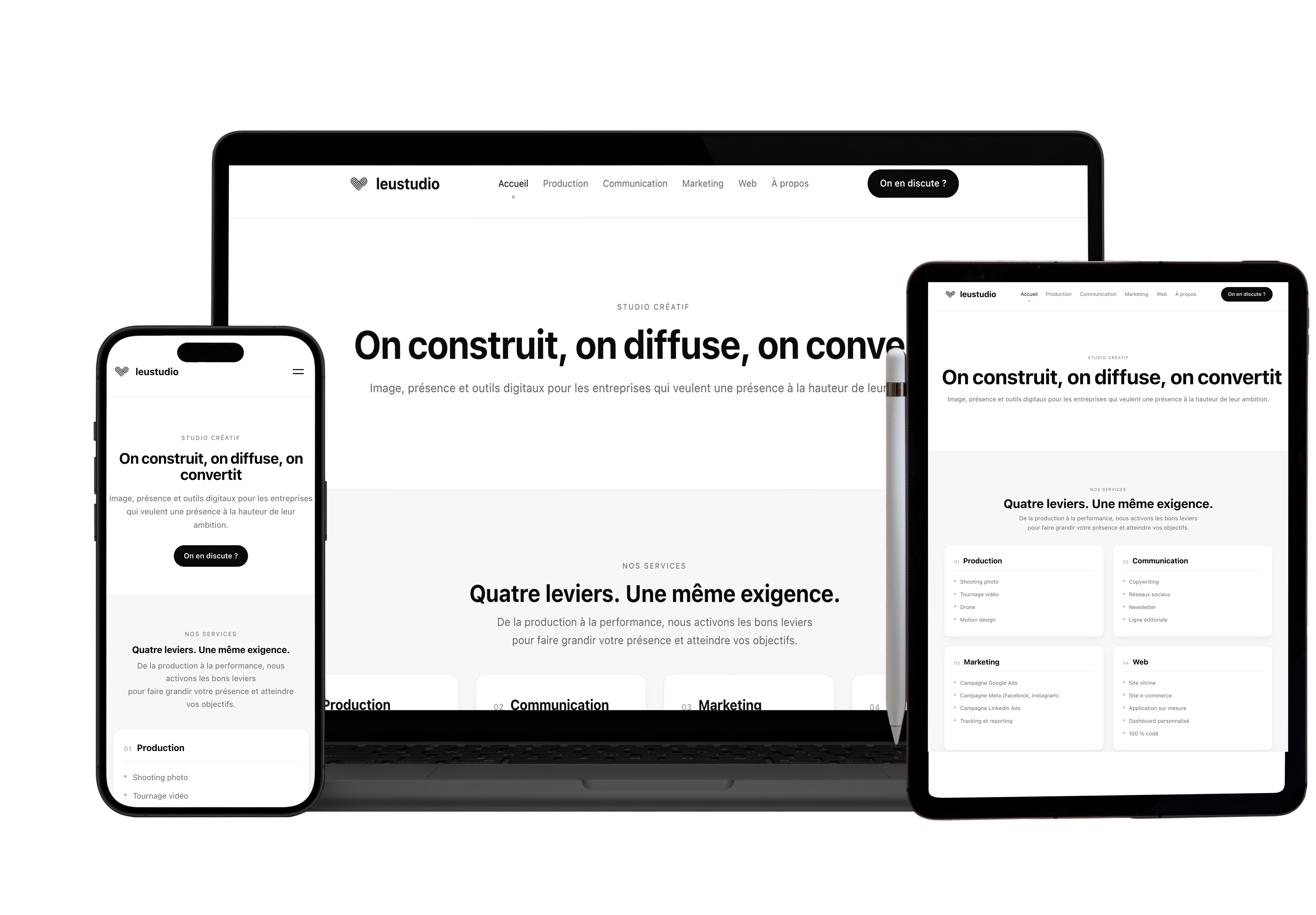 Aperçu responsive — leustudio